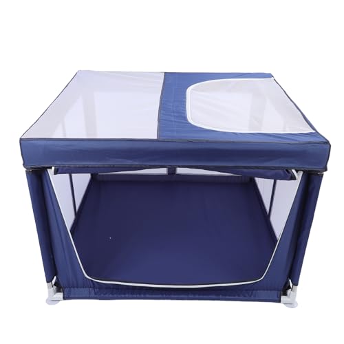 Wakects Hunde Laufs Tall, Abnehmbares Dach, Robuste Konstruktion, Viel Platz, Transparentes Netz, Indoor-Outdoor-Kleintiere von Wakects