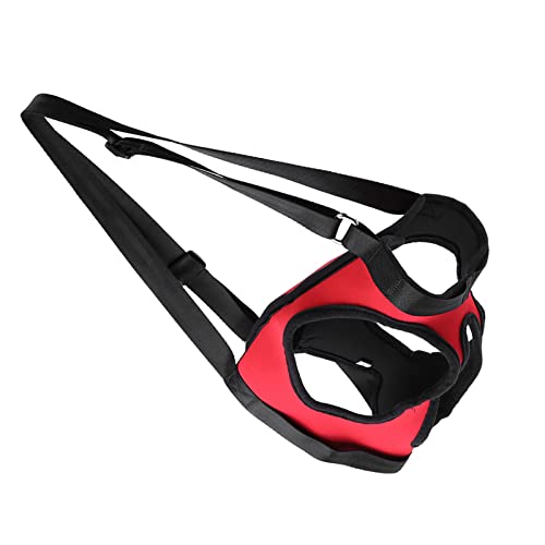 Wakects Hundeunterstützung Kabelbaum Bequeme Hilfe Neopren, Vorder (Rote Hinterbeine l) von Wakects