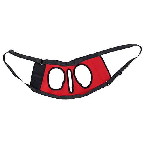 Wakects Hundeunterstützung Kabelbaum Bequeme Hilfe Neopren, Vorder (Rote Hinterbeine s) von Wakects