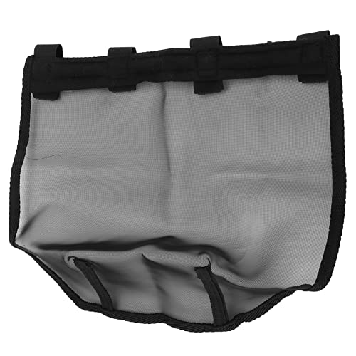 Wakects Pferdesabdeckung, Pferde Fliegenmaske UV -Schutz Atmungsaktivem Teslin -Stoff mit Elastischer Design für die Fahrleistung (L) von Wakects
