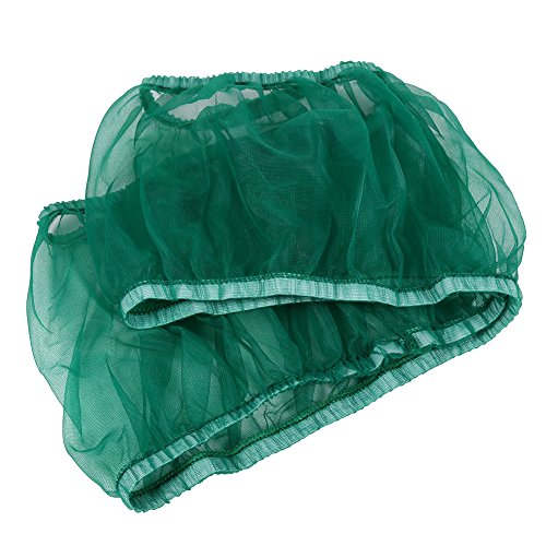 Wakects Vogelkäfig Universal Seed Catcher Seeds Guard Parrot Mesh Net Cover Elastic Shell Rock Fallen Cage Basket Soft Airy Papagei Cage Skirt (Grün) von Wakects