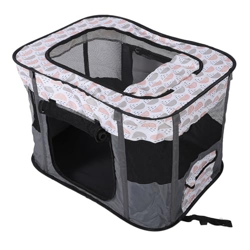 Welpenlaufstall, Laufstall Hund, Wurfbox für Hunde, Tragbarer Faltbarer Haustier Hunde Warm Halten, Mit Tragetasche, Aus Oxfordgewebe und Atmungsaktivem Netzstoff, 80 X 60 X 55cm Welpenlaufstall, Laufstall Hund, Wurfbox für Hunde, Tragbarer Faltbarer Haustier Hunde Warm Halten, Mit Tragetasche, Aus Oxfordgewebe und Atmungsaktivem Netzstoff, 80 X 60 X 55cm von Wakects