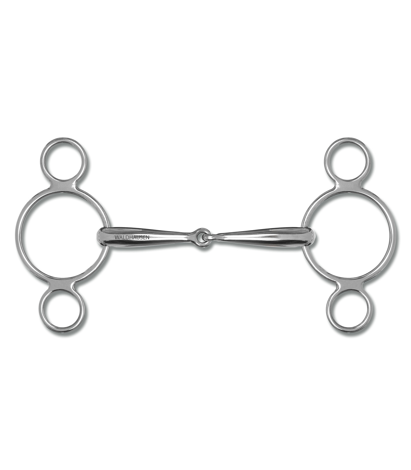 Waldhausen 3-Ring Gebiss, Einfach gebrochen 14 cm von Waldhausen