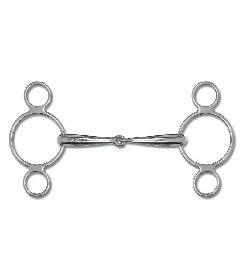 Waldhausen 3-Ring Gebiss, Einfach gebrochen 14 cm von Waldhausen