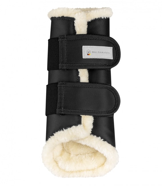 Waldhausen Dressurgamasche Comfort  Gr.M,  Schwarz/Natur von Waldhausen