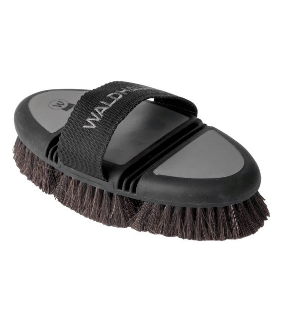 Waldhausen Flex Kardätsche, Rosshaar, schwarz/grau der Allrounder Waldhausen Flex Kardätsche, Rosshaar, schwarz/grau der Allrounder von Waldhausen