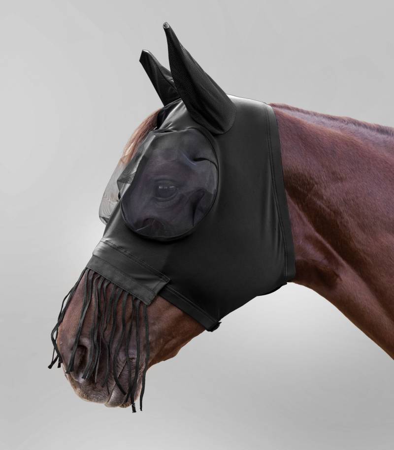 Waldhausen Fliegenmaske Puck mit Nasenfransen Schwarz, Gr. Pony Waldhausen Fliegenmaske Puck mit Nasenfransen Schwarz, Gr. Pony von Waldhausen