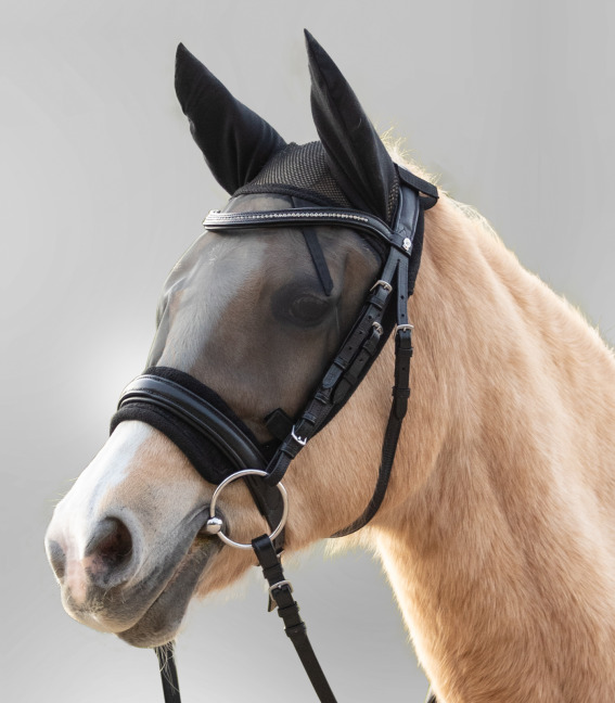 Waldhausen Fliegenmaske Ride  schwarz, Gr. Pony von Waldhausen