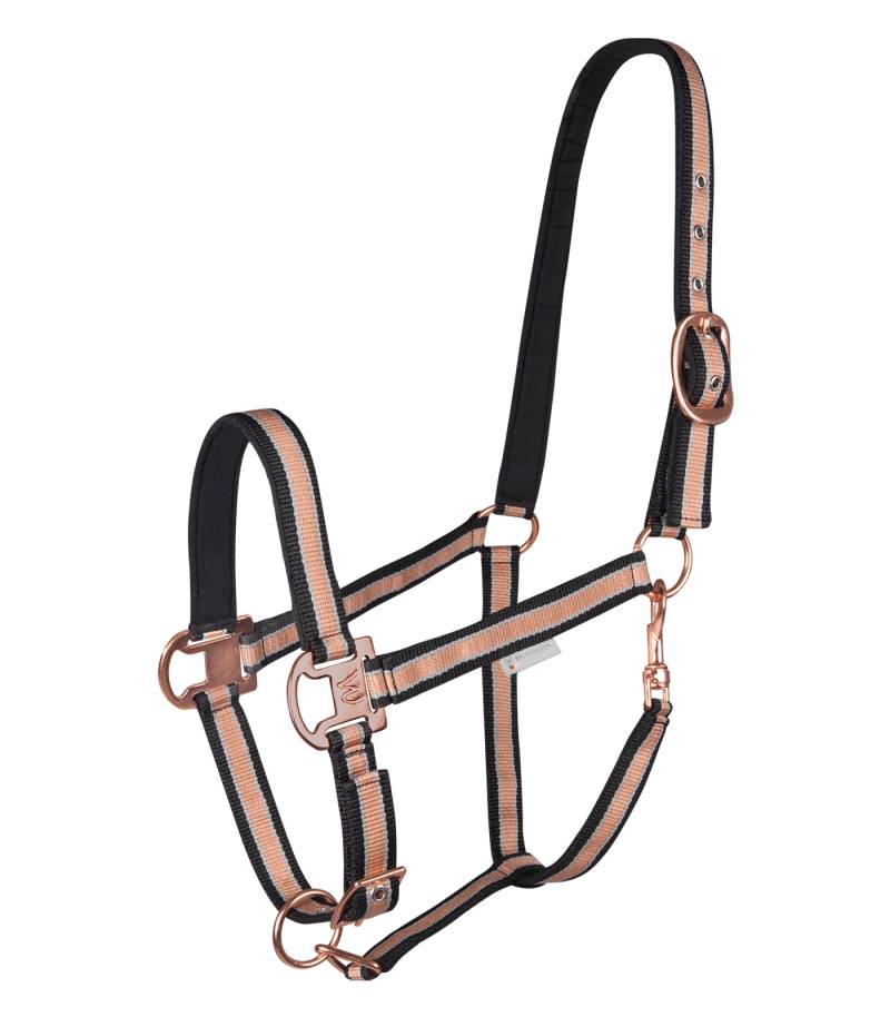 Waldhausen Halfter Rosé Shine Schwarz/ Rosé, Pony Waldhausen Halfter Rosé Shine Schwarz/ Rosé, Pony von Waldhausen