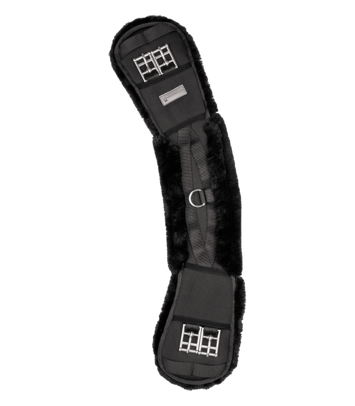 Waldhausen Kurzgurt Soft mit Kunstfell Schwarz, Gr. 90 cm von Waldhausen