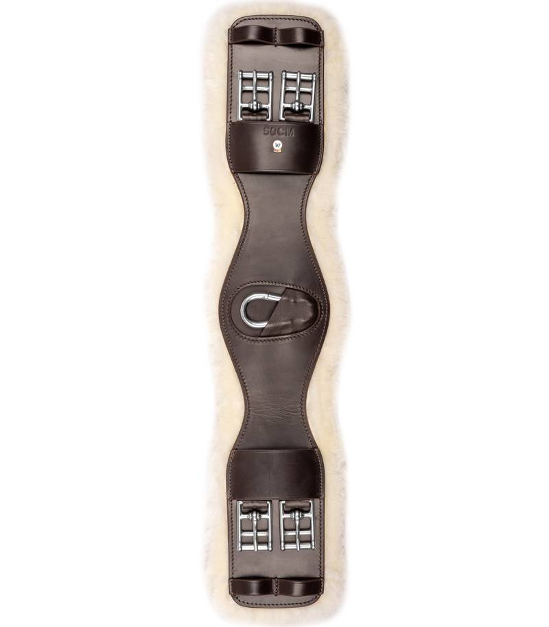 Waldhausen Lederkurzgurt mit Eco Wool Braun, Gr. 75 cm Waldhausen Lederkurzgurt mit Eco Wool Braun, Gr. 75 cm von Waldhausen