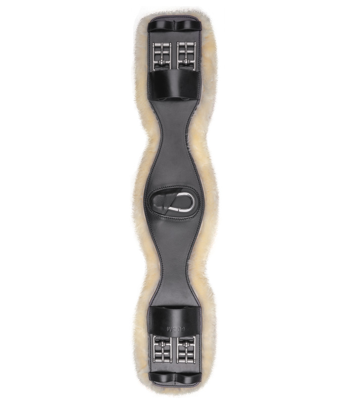 Waldhausen Lederkurzgurt mit Eco Wool Schwarz, Gr. 50 cm Waldhausen Lederkurzgurt mit Eco Wool Schwarz, Gr. 50 cm von Waldhausen