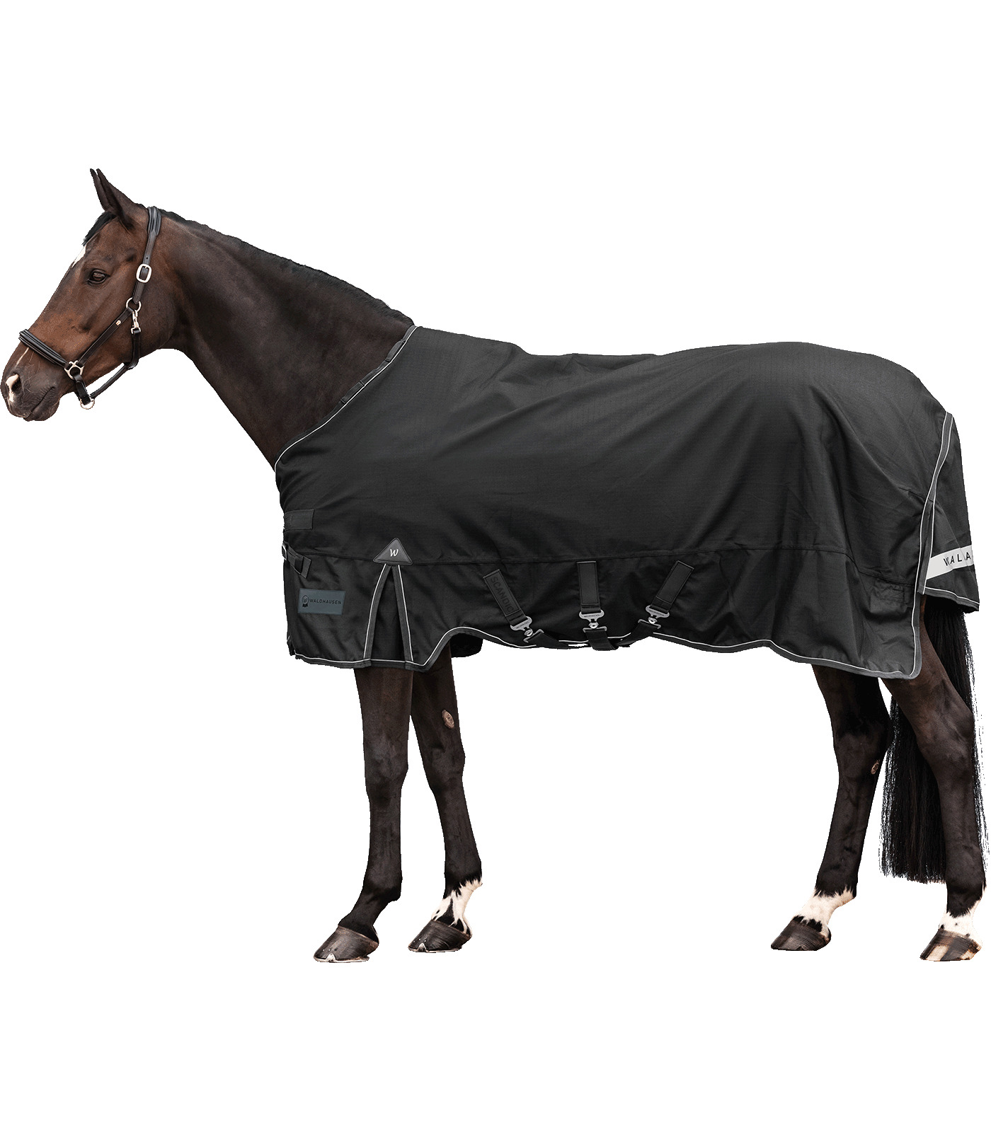 Waldhausen Outdoordecke Scandic, Light Schwarz, Gr. 140 cm von Waldhausen