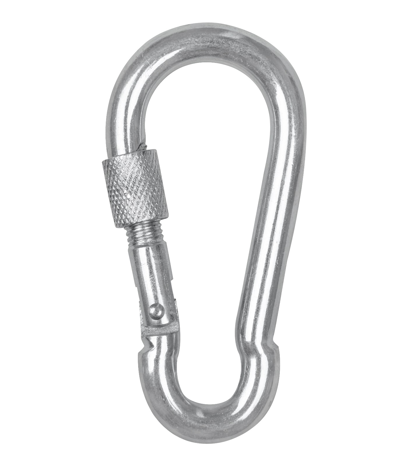 Waldhausen Sicherheits-Karabiner mit Schraubverschluss 9 cm Länge, 9 mm Stärke Waldhausen Sicherheits-Karabiner mit Schraubverschluss 9 cm Länge, 9 mm Stärke von Waldhausen