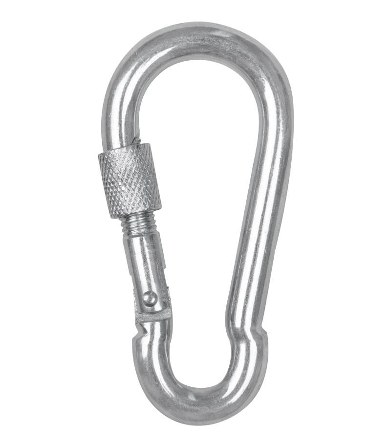 Waldhausen Sicherheits-Karabiner mit Schraubverschluss 9 cm Länge, 9 mm Stärke Waldhausen Sicherheits-Karabiner mit Schraubverschluss 9 cm Länge, 9 mm Stärke von Waldhausen