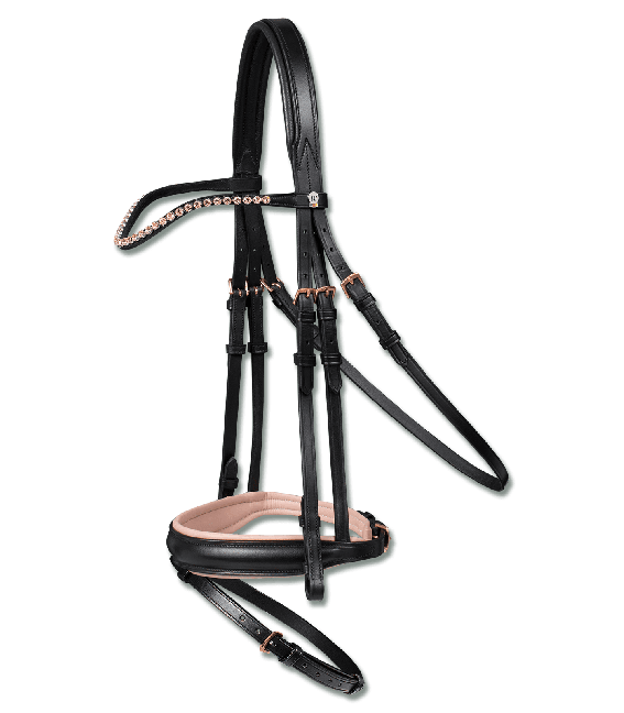Waldhausen Trense X-Line Rosé Wb, schwarz Waldhausen Trense X-Line Rosé Wb, schwarz von Waldhausen