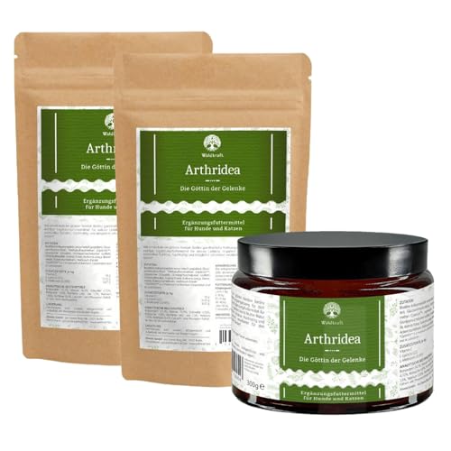 Waldkraft Arthridea Die Göttin der Gelenke | Bundel - 1x Tiegel & 2X Nachfüllpack | für Hunde & Katzen Waldkraft Arthridea Die Göttin der Gelenke | Bundel - 1x Tiegel & 2X Nachfüllpack | für Hunde & Katzen von Waldkraft