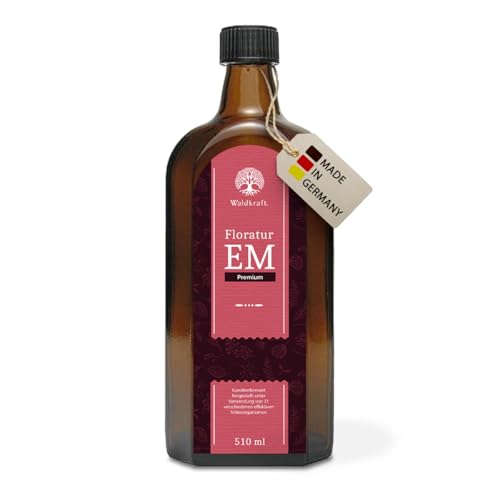 Waldkraft Floratur EM Premium | Kamillenferment für Hunde & Katzen | Mit 31 effektiven Mikroorganismen | Natürlich fermentiert ohne Zusatzstoffe | 510 ml in lichtschützendem Braunglastiegel Waldkraft Floratur EM Premium | Kamillenferment für Hunde & Katzen | Mit 31 effektiven Mikroorganismen | Natürlich fermentiert ohne Zusatzstoffe | 510 ml in lichtschützendem Braunglastiegel von Waldkraft