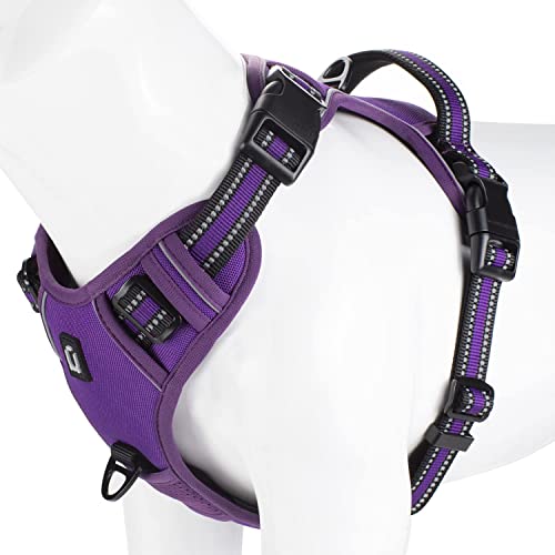 Hundegeschirr, No-Pull Hundegeschirr, Brustgeschirr für kleine, Grosse, mittelgroße Hunde, Weich Atmungsaktiv Einstellbar Reflektierend Hundegeschirr Anti Zug mit Gepolstert Griff Hundegeschirr, No-Pull Hundegeschirr, Brustgeschirr für kleine, Grosse, mittelgroße Hunde, Weich Atmungsaktiv Einstellbar Reflektierend Hundegeschirr Anti Zug mit Gepolstert Griff von Waldseemüller