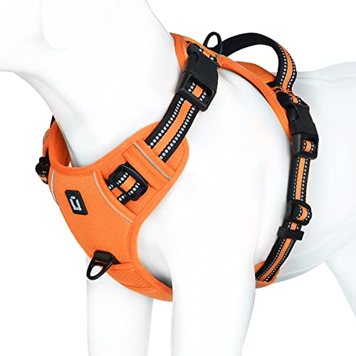 Hundegeschirr, No-Pull Hundegeschirr, Brustgeschirr für kleine Grosse, mittelgroße Hunde, Weich Atmungsaktiv Einstellbar Reflektierend Hundegeschirr Anti Zug mit Gepolstert Griff Hundegeschirr, No-Pull Hundegeschirr, Brustgeschirr für kleine Grosse, mittelgroße Hunde, Weich Atmungsaktiv Einstellbar Reflektierend Hundegeschirr Anti Zug mit Gepolstert Griff von Waldseemüller