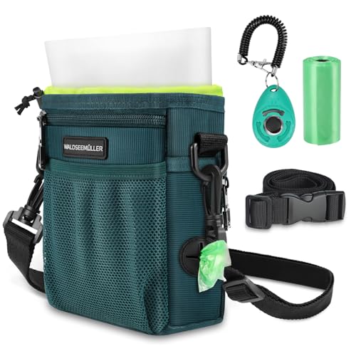 Waldseemüller Leckerlibeutel für Hunde, Futterbeutel Hunde Welpen Zubehör Futterbeutel Hundetraining Leckerlitasche, Clicker für Hundetraining, Snackbeutel aus Silikon Waldseemüller Leckerlibeutel für Hunde, Futterbeutel Hunde Welpen Zubehör Futterbeutel Hundetraining Leckerlitasche, Clicker für Hundetraining, Snackbeutel aus Silikon von Waldseemüller