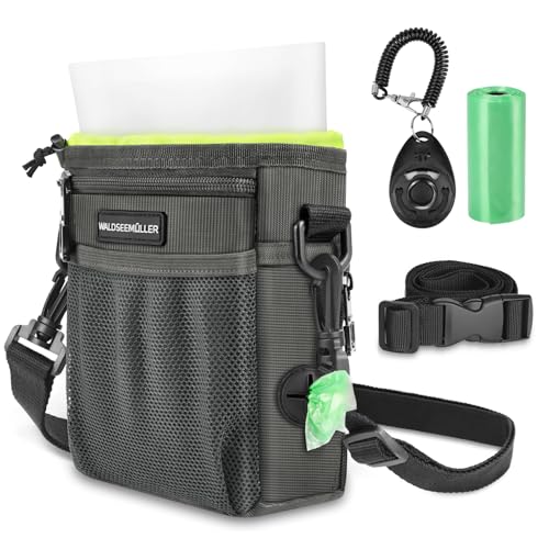 Waldseemüller Leckerlibeutel für Hunde, Futterbeutel Hunde Welpen Zubehör Futterbeutel Hundetraining Leckerlitasche, Clicker für Hundetraining, Snackbeutel aus Silikon Waldseemüller Leckerlibeutel für Hunde, Futterbeutel Hunde Welpen Zubehör Futterbeutel Hundetraining Leckerlitasche, Clicker für Hundetraining, Snackbeutel aus Silikon von Waldseemüller