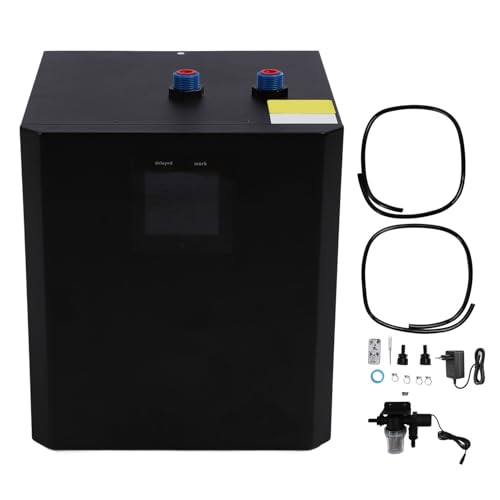 Walfront Ice Bad Chiller Water Chiller Kit 3 Modi Touchscreen Fernbedienungssteuerung Niedriggeräusches Badkühlsystem für Meerwasser und Süßwasser (EU -Stecker 220 V) von Walfront