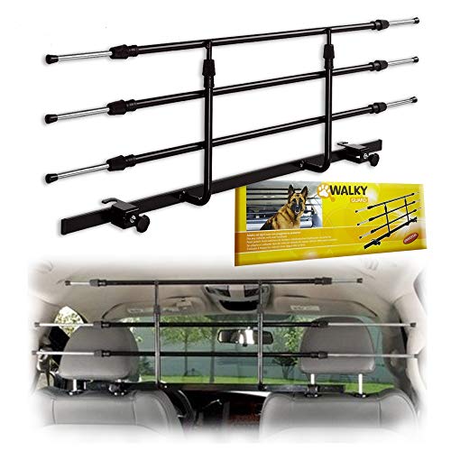 WALKY Guard Adjustable Car Barrier für Pet Automotive Safety von Walky Dog