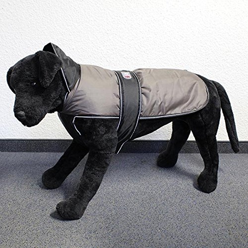 Wallace & Jones | Hundemantel Eisbär - Perfect Coat Grau-Schwarz Rückenlänge ca. 80cm von Wallace & Jones