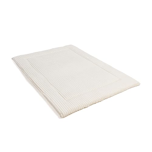 Wallace & Jones | Liegematte Cardi, Liegekissen für Hunde - beige | XXL | ca. 130 x 90 cm von Wallace & Jones