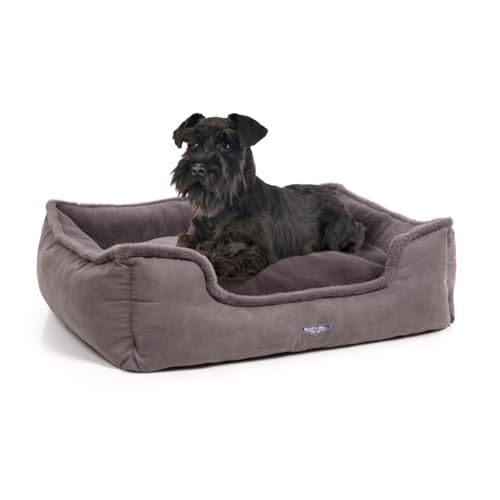 Wallace & Jones | Hundebett mittelgroße Hunde | Harmony - Hundekorb inkl. Hundekissen | das nachhaltige eco-Hundebett | rutschfest und waschbar | Größe M | ca. 80 x 64 x 20 cm Wallace & Jones | Hundebett mittelgroße Hunde | Harmony - Hundekorb inkl. Hundekissen | das nachhaltige eco-Hundebett | rutschfest und waschbar | Größe M | ca. 80 x 64 x 20 cm von Wallace & Jones