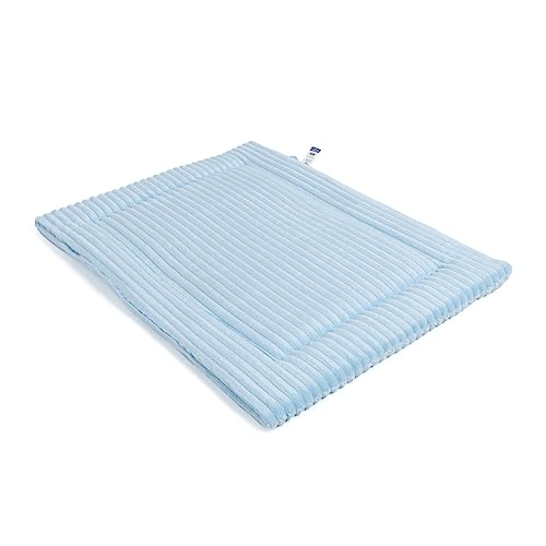 Wallace & Jones | Hundekissen mittelgroße Hunde waschbar, ca. 75 x 55 cm, Hunde Liegematte Cardi, Liegedecke M, Hundematte samtartiges Breitcordstoff, Farbe hellblau Wallace & Jones | Hundekissen mittelgroße Hunde waschbar, ca. 75 x 55 cm, Hunde Liegematte Cardi, Liegedecke M, Hundematte samtartiges Breitcordstoff, Farbe hellblau von Wallace & Jones