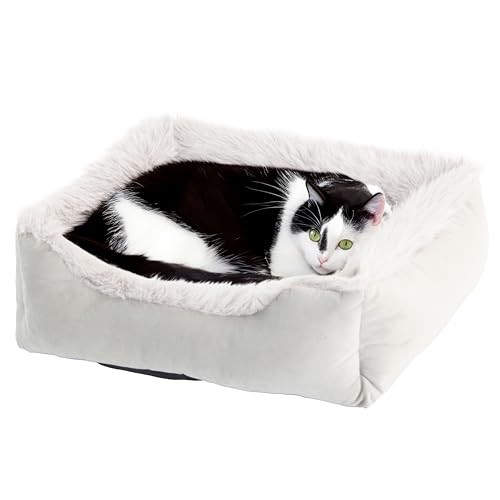 Wallace & Jones | Katzenbett Mayfair Katzenkissen, Silver-Quarz, Kuschelbett, Katzenkorb, 51 x 46 x 15 cm Wallace & Jones | Katzenbett Mayfair Katzenkissen, Silver-Quarz, Kuschelbett, Katzenkorb, 51 x 46 x 15 cm von Wallace & Jones