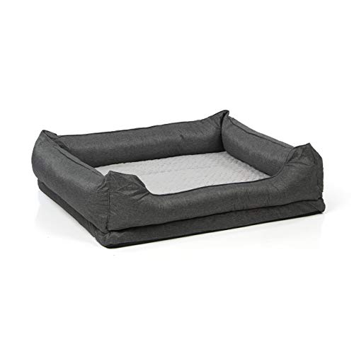 Wallace & Jones | orthopädisches Hundebett mit kuschelig weichem Kaninchen Fellimitat Chelsea | 100 x 85 cm | Daytona grau Wallace & Jones | orthopädisches Hundebett mit kuschelig weichem Kaninchen Fellimitat Chelsea | 100 x 85 cm | Daytona grau von Wallace & Jones