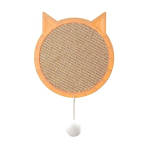 Cat Scratcher Pad Cat Scratching Board with Durable Sisal Mat Cat Suction Cup Toy for Wall Window Glass von Wallfire