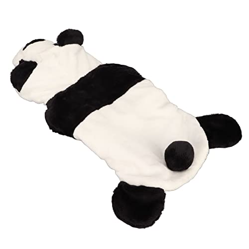 Panda-Hundekleidung, Warmer Kapuzenpullover, Haarschutz, Winter-Haustierkleidung (S) von Walmeck