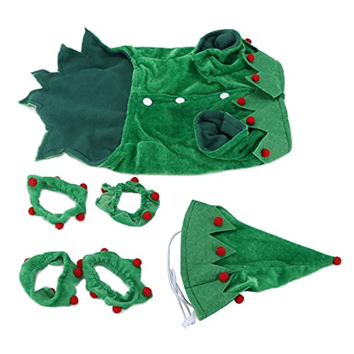 Weihnachten Elf Haustiere Kostüme Weiche Warme Cosplay Kleidung Hunde Katzen (L) von Walmeck