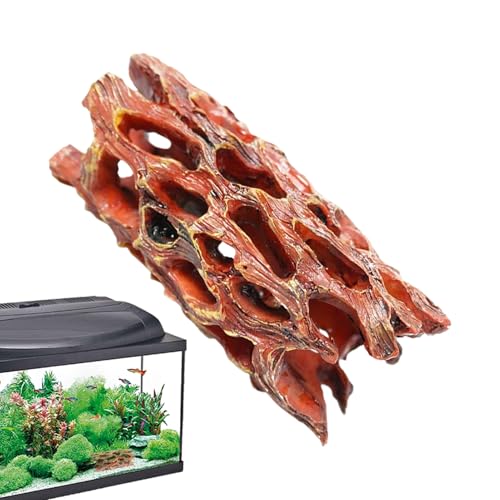 Walopola Aquarium-Garnelenversteck, Schlaftunnel für Aquarium, -Ruhe-Tunnel für die Zucht, Kunstharz-Fischtank-Kampffischhaus von Walopola