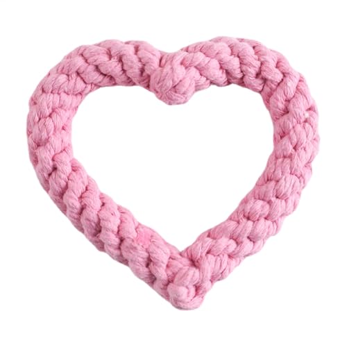 Walopola Heart Rope Dog Toy, Valentine's Day Dog Chew Rope, Dog Rope Chew Toys Heart Shaped Rope Dog Chew Toys, Valentine Pet Teeth Toy Calm Down Toy for Puppy Walopola Heart Rope Dog Toy, Valentine's Day Dog Chew Rope, Dog Rope Chew Toys Heart Shaped Rope Dog Chew Toys, Valentine Pet Teeth Toy Calm Down Toy for Puppy von Walopola