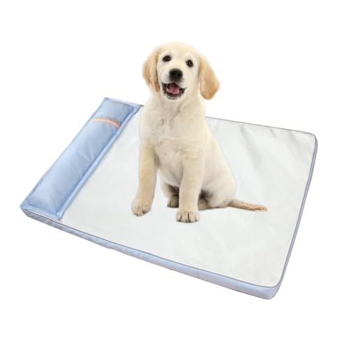 Walopola Kühlmatte für Hunde, Waschbar Hundebett Kühlmatte Isomatte Tiere Kätzchen Cool Relief Material mit Rutschfester Unterseite für Wohnzimmer Walopola Kühlmatte für Hunde, Waschbar Hundebett Kühlmatte Isomatte Tiere Kätzchen Cool Relief Material mit Rutschfester Unterseite für Wohnzimmer von Walopola