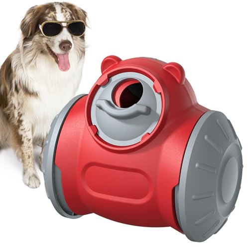 Walopola Rollendes Futterspender-Spielzeug für Hunde, Slow Feeder-Spielzeug für Hunde - Interaktives Slow-Food-Futterspielzeug,Hunde-Anreicherungsspielzeug, Welpen-Leckerli-Spender zum Beißen, Walopola Rollendes Futterspender-Spielzeug für Hunde, Slow Feeder-Spielzeug für Hunde - Interaktives Slow-Food-Futterspielzeug,Hunde-Anreicherungsspielzeug, Welpen-Leckerli-Spender zum Beißen, von Walopola