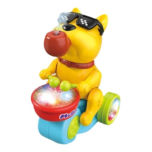 Walopola Trommelhund für Kinder, trommelndes Hundespielzeug - Musikalisches Hundespielzeug | Beleuchtetes Musik-Hundespielzeug, frühpädagogisches Trommelspielzeug, sprühender Musik-Trommelhund für Walopola Trommelhund für Kinder, trommelndes Hundespielzeug - Musikalisches Hundespielzeug | Beleuchtetes Musik-Hundespielzeug, frühpädagogisches Trommelspielzeug, sprühender Musik-Trommelhund für von Walopola