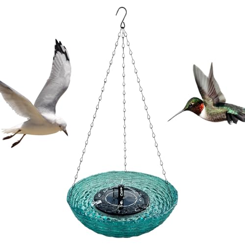 Walopola Vogeltränke für den Außenbereich – Vogelfutterstation, Wasserbrunnen, Solar-Springbrunnen, Kolibri-Brunnen, Outdoor-Vogeltränke für Hof, Garten, Terrasse Walopola Vogeltränke für den Außenbereich – Vogelfutterstation, Wasserbrunnen, Solar-Springbrunnen, Kolibri-Brunnen, Outdoor-Vogeltränke für Hof, Garten, Terrasse von Walopola