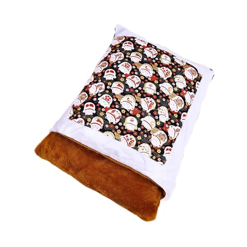 Walopola Warmer Katzenschlafsack, Katzenhaus für Hauskatzen, Katzenhöhlenbett für Indoor-Katzen und kleine Hunde, Welpen-Kuschelsack, bequemes Katzenhaus Walopola Warmer Katzenschlafsack, Katzenhaus für Hauskatzen, Katzenhöhlenbett für Indoor-Katzen und kleine Hunde, Welpen-Kuschelsack, bequemes Katzenhaus von Walopola