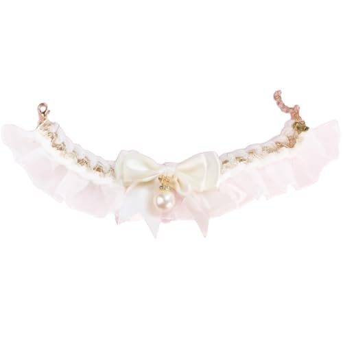 Haustierhalsbänder Vintage Elastische Spitze Schleife Perlenhalsband für Haustiere Haustierhalsband Katzenhalsband Haustierzubehör für Haustiere Katzen Kleine Mittelgroße Hunde,Weiß,M Haustierhalsbänder Vintage Elastische Spitze Schleife Perlenhalsband für Haustiere Haustierhalsband Katzenhalsband Haustierzubehör für Haustiere Katzen Kleine Mittelgroße Hunde,Weiß,M von Wambere