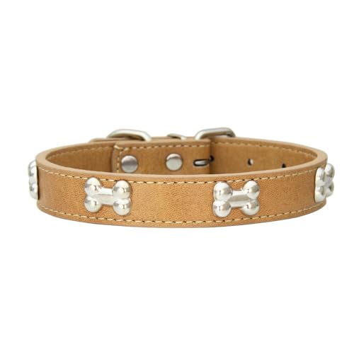 Katzenhalsband mit Metallschnalle PU Leder Haustierhalsband Verstellbares Hundehalsband Haustierzubehör Haustierhalsbänder für Haustiere Katzen Kitten Kleine Mittelgroße Hunde,Beige,XL Katzenhalsband mit Metallschnalle PU Leder Haustierhalsband Verstellbares Hundehalsband Haustierzubehör Haustierhalsbänder für Haustiere Katzen Kitten Kleine Mittelgroße Hunde,Beige,XL von Wambere