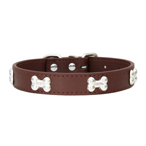 Katzenhalsband mit Metallschnalle PU Leder Haustierhalsband Verstellbares Hundehalsband Haustierzubehör Haustierhalsbänder für Haustiere Katzen Kitten Kleine Mittelgroße Hunde,Kaffee,M Katzenhalsband mit Metallschnalle PU Leder Haustierhalsband Verstellbares Hundehalsband Haustierzubehör Haustierhalsbänder für Haustiere Katzen Kitten Kleine Mittelgroße Hunde,Kaffee,M von Wambere