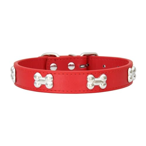 Katzenhalsband mit Metallschnalle PU Leder Haustierhalsband Verstellbares Hundehalsband Haustierzubehör Haustierhalsbänder für Haustiere Katzen Kitten Kleine Mittelgroße Hunde,Rot,M Katzenhalsband mit Metallschnalle PU Leder Haustierhalsband Verstellbares Hundehalsband Haustierzubehör Haustierhalsbänder für Haustiere Katzen Kitten Kleine Mittelgroße Hunde,Rot,M von Wambere