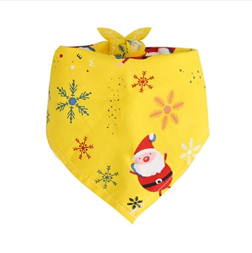 Wambere Haustier Bandanas Weihnachts Hunde Bandana Kopftücher Hundehalstuch Dreieckstuch Hundelätzchen Hundehalstücher Weihnachten Halstuch Deko für Kleines Mittelgroß Hund Haustier,Gelb,L-62×43×43cm Wambere Haustier Bandanas Weihnachts Hunde Bandana Kopftücher Hundehalstuch Dreieckstuch Hundelätzchen Hundehalstücher Weihnachten Halstuch Deko für Kleines Mittelgroß Hund Haustier,Gelb,L-62×43×43cm von Wambere