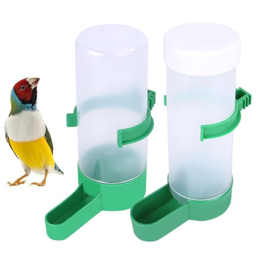 Vogelfutterspender Wasserspender Automatischer Vogelfutterspender für Käfig, Wanfoou Wasserflasche Futterspender Barsch Käfig Zubehör Hamster Papagei Trinkflasche von Wanfoou